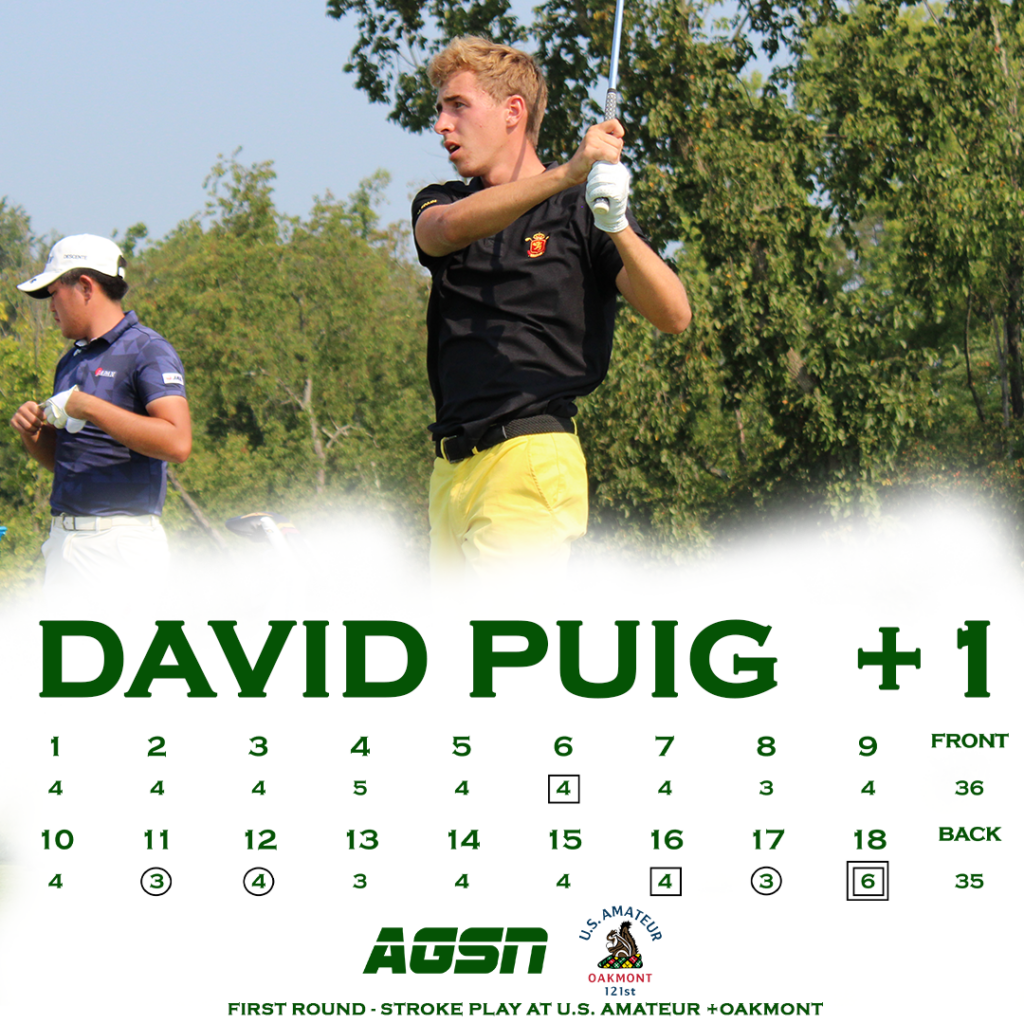 puig scorecard official day 1